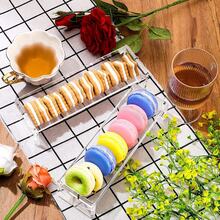 1/2 Packs Cracker Tray For Serving, Acrylic Biscuit Stand Cracker Server Holder, Rectangular Clear Food Display Holder For Countertop, Home, Wedding Events, Parties And Events - View 4