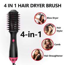 Hot Air Brush | Upgraded Version - Combines Blow-Drying, Styling, And Volumizing In One Hair Brush, Used For Drying And Adding Volume; Suitable For Professional Salon Use; Mother's Day Gift - 彩色 - 查看 2