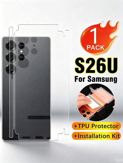 1入全覆蓋側邊背部水凝膜，適用 Galaxy S26 Ultra S24 S25 Edge S23 S22 Ultra Plus 螢幕保護貼