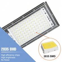 Striscia LED per illuminazione stradale con tubo di installazione, luce da parete esterna 220V per cortile, strada, portico, parcheggio, corridoio, giardino posteriore, giardino, fienile, patio, luce allagante luminosa, recinzione, sentiero, casa, garage, magazzino, luce a palo cablata, 50/96 LED - Lampione stradale a LED - Visualizzare 5