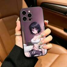 Funda de teléfono S Shizuku H Hunter Murasaki, moderna y a la moda, para iPhone 17 16 15 14 13 12 11 Pro Max Plus XS, negra, suave y protectora. - z5 - Ver 6