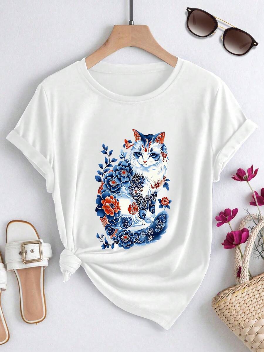 Women T-Shirts - White - View 1