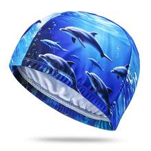 Topi Renang Poliester Unisex Dewasa Pria Wanita Cepat Kering Bernapas Elastis Kain Lembut Topi Renang Anti Selip Ringan Nyaman Topi Mandi Portabel Untuk Kolam Renang Latihan Menyelam Pantai Spa Olahraga Air - MultiWarna - View 22