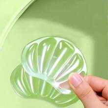 Silicone Heel Pads For Women, Anti-Slip Heel Grips For High Heels, Heel Inserts To Prevent Heel Slipping, Half Size Down Shoe Pads - Clear - View 4