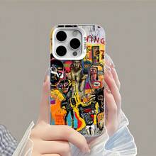Funda para teléfono con diseño artístico abstracto, compatible con fundas para teléfonos , Apple, VIVO, OPPO, , ,  y Honor. Hecha de material TPU, puede proteger eficazmente su teléfono de impactos y caídas. - Blanco - Ver 4