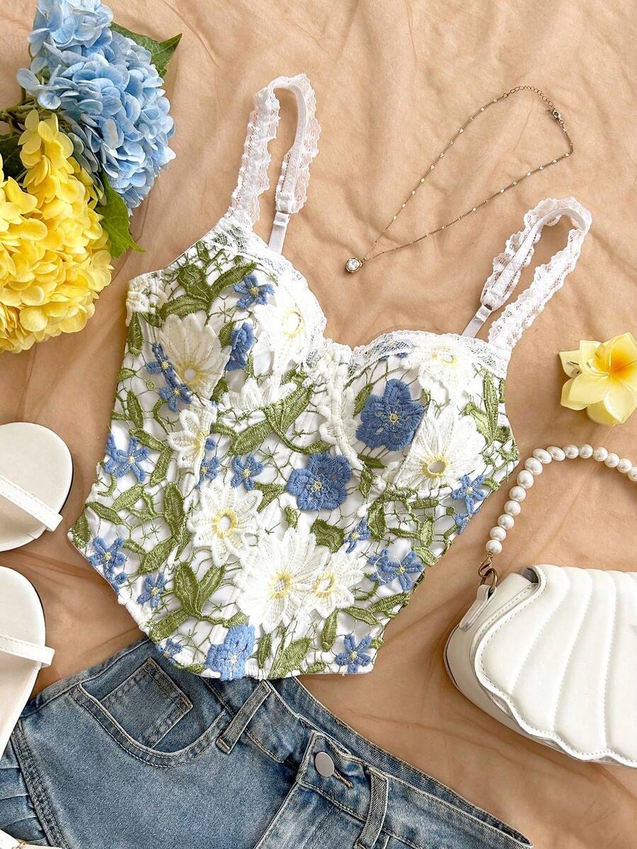 Blusa sin mangas para mujer para ocasiones casuales como vacaciones, boda en la playa, graduación, brunch, Día de San Patricio, Spring Break, Pascua, festivales de música, estilo bohe - Rosa 2 - Ver 1