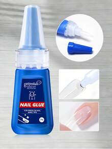 20g Super Strong Nail Glue For Acrylic Nails,Nail Tips, Press On Nails,Fake Nails, Salon Quality Brush On Nail Glue Easy Application Long-Lasting False Nail Glue - 20g - 查看 7