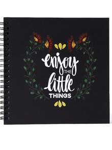 6.7in DIY Scrapbook Photo Album, Positive Energy Cover, Hardcover Kraft Paper, 40 Pages, Suitable For 4x6/5x7 Photos, Ideal For Wedding, Family Photo Album, DIY Scrapbook, Planner, Photo Book, Memory Book, Travel And More - Positive Energy Version - View 15