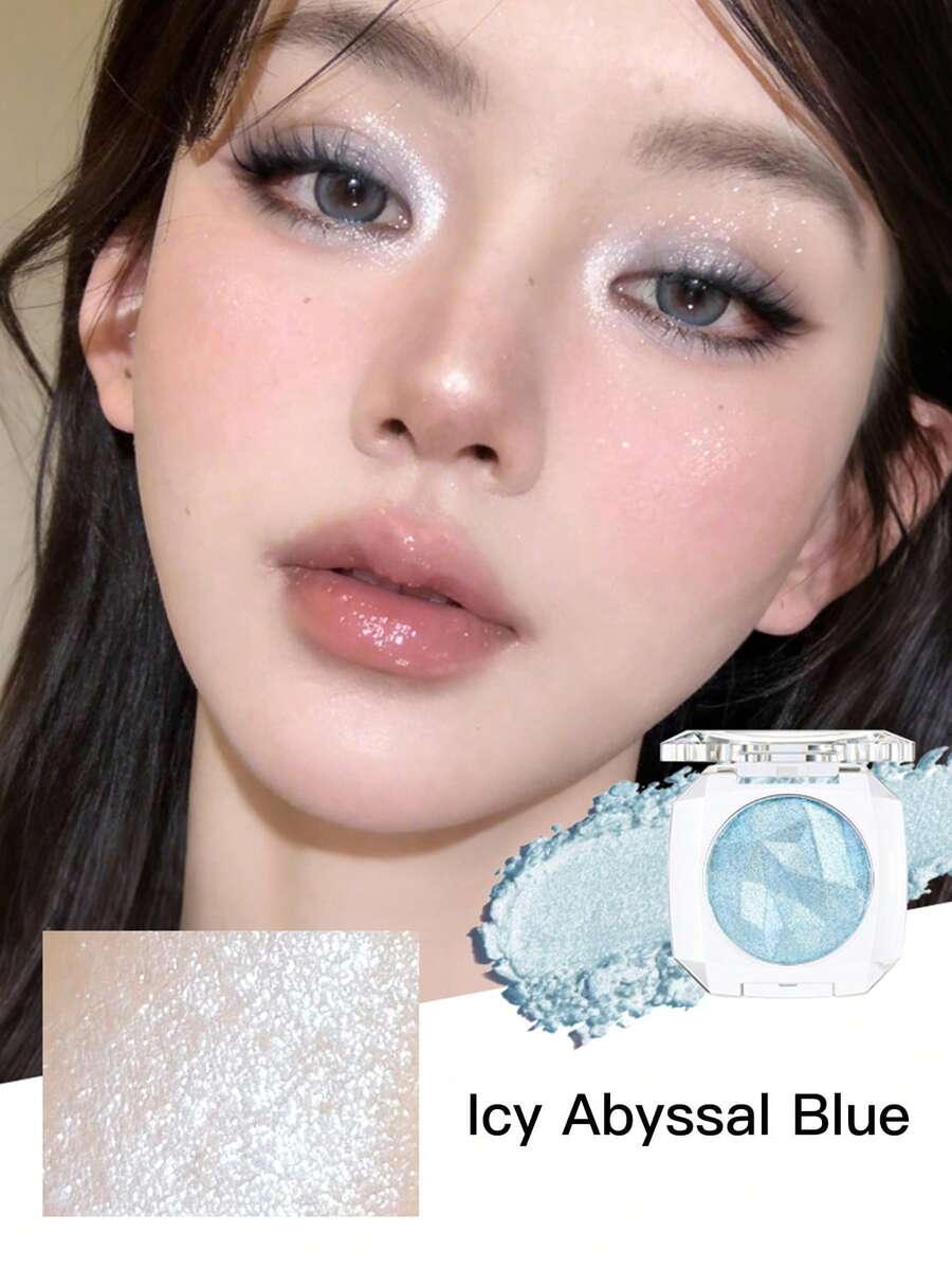Physicians Formula Diamond Highlighter, Brightens Face And Eyes, Diamond Shimmer Pearl Eyeshadow - Ice Abyss Blue - View 1
