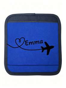 Customizable Name Luggage Handle Cover, Personalized Text Luggage Handle Cover, Customized Stroller Identification Tag, Customizable Luggage Handle Cover - Multicolor - View 5