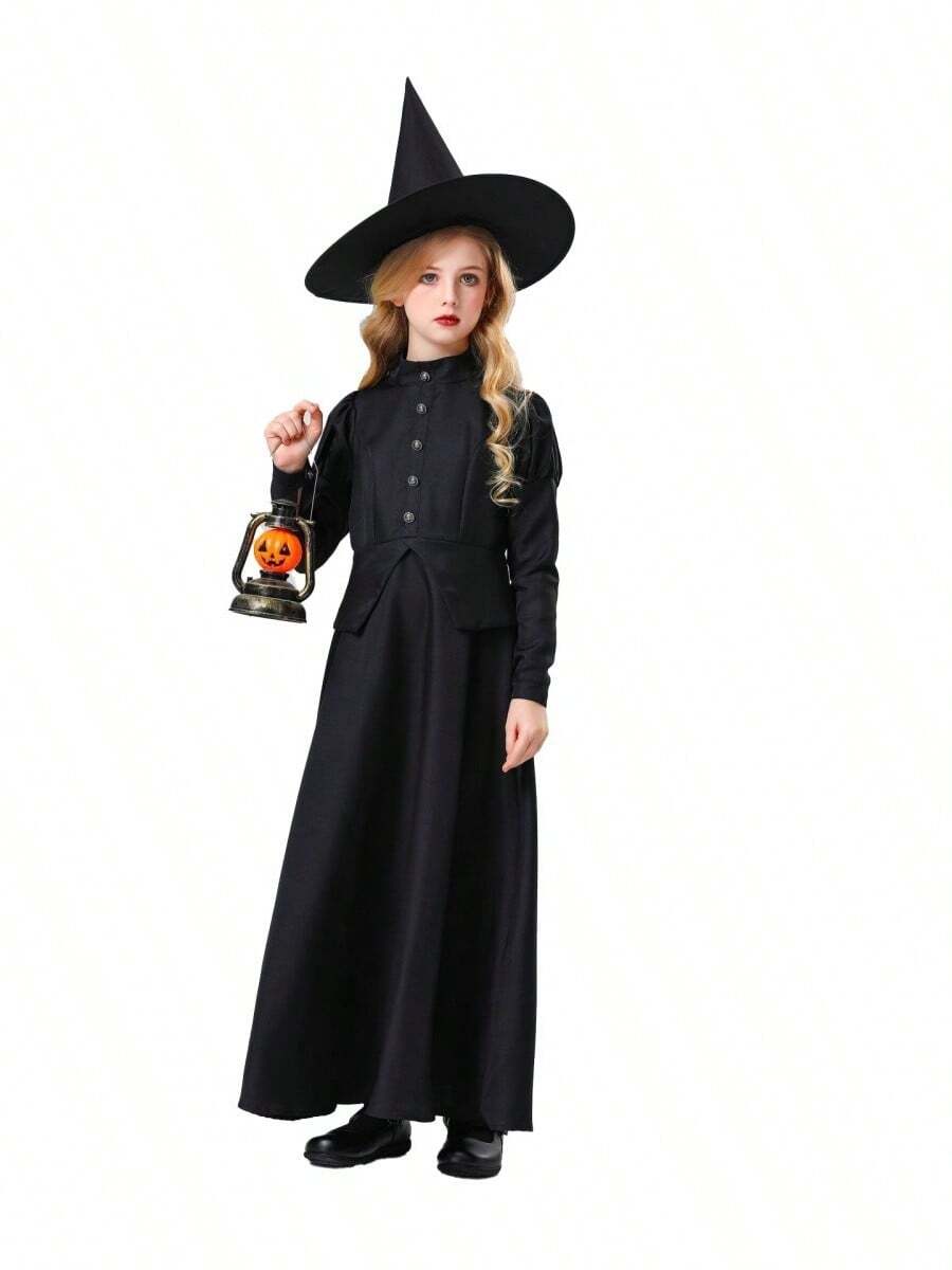 Children's Halloween Costume: Elf, Hippie, Vampire, Little Red Riding Hood, , Candy. - 5616 - View 1