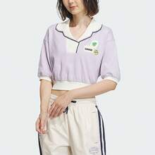 Adidas Trefoil Short Sleeve Women's Polo Shirt - Mauve Purple - View 1
