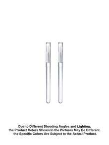4pcs Silicone Lip Brush Sticks With Caps, Reusable Lip Applicators - Multicolor - View 15