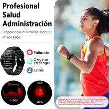 Watch4 Pro Smartwatch With Bluetooth Calls, Heart Rate Monitor, Health Tracking, Notifications, And Water Resistance - Black - View 8