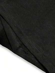 Camiseta de Hombre con Diseño Psicodélico de Rana Colorida, Estilo Hippie Distorsionado - Negro - Ver 4