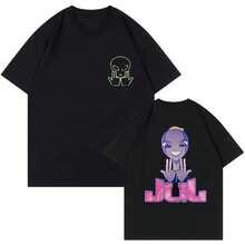 High-Quality Cotton Short-Sleeved Summer T-Shirt, Maillot Jul T-Shirt, Graphic T-Shirts, Clothing, Harajuku Graphic Casual T-Shirt - 粉色 - 查看 1