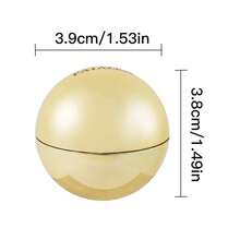 FATAZEN Portable Gold Spherical Lip Balm, Natural Plant Oil Extract, Deep Moisturizing, Reduces Lip Lines, Brightens Lips, Softens Dry And Cracked Lips, Daily Lip Care - Honey - View 8