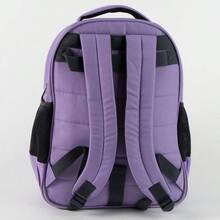 Hello Kitty Cerdá 女童中號書包 - 42 厘米，100% 滌綸，雙隔層帶側袋，紫色帶絨球設計，是上學和返校的理想之選 - 選項 3 - 查看 3