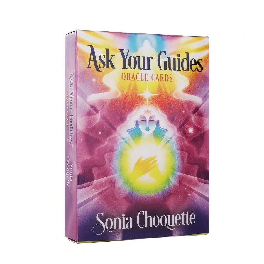 Angel Pattern Your Guide Oracle Cards - 56 Cards Oracle Deck, Enhance Your Sixth Sense, Get Divine Help, Improve Yourself - Multicolor - View 1