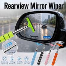 Limpiaparabrisas retráctil para espejo retrovisor de coche, mini escurridor para limpiar ventanas de coche - 1 pieza - Ver 3