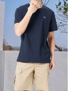 CAMEL CROWN Men's Short Sleeve T-Shirt Summer Quick Dry Crew Neck Sports Casual Half Sleeve Top - Phantom Black - View 7