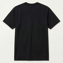 Short-Sleeve T-Shirt With Gnome And Clover Puzzle Design - Inclusive Youth Style - Black - View 5