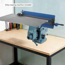 Virellio Blechformungs-Sickenroller, Sickenroller-Werkzeug, Blech-Sickenrollmaschine, mit Griff, für Eisen, Baustahl, Aluminium, blau - Modern - Übersicht 8