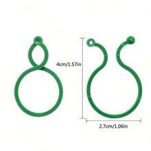 50/100 piezas Estacas de soporte para plantas, Estacas de soporte para trepar tomates - verde - Ver 5
