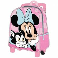 Cerdá Minnie Mouse Wheeled Backpack For Girls - 3D Pink Trolley, One Size, Lightweight And Durable, 67% Polyester/33% EVA, Officially Licensed Disney Product For Nursery And Back To School - Option 6 - View 3