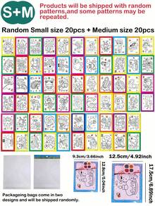 DIY Graffiti Watercolor Painting, Kindergarten Cartoon Handmade Educational Coloring, Dip-Color Art Activity, Small Gift For Kids - Multicolor - View 12