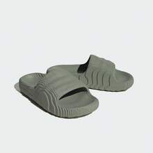 Adidas ADILETTE 22 經典運動拖鞋 - 灰綠 - 查看 3