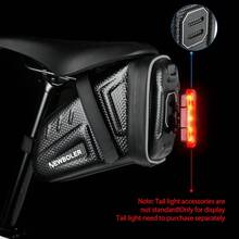 Bolsa de Selim de Bicicleta à Prova d'Água NEWBOLER, Bolsa de Selim de Bicicleta de Montanha e de Estrada, Bolsa de Ferramentas de Bicicleta com Faixa Reflexiva, Acessórios de Bicicleta de Montanha - Multicolorido - Visão 8