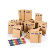 12/24/36 Color Crayon 6-Color Combination - Mini Boxed Pencil, Suitable For Classrooms, Family Gatherings, Teacher Parties Lucky Bag Set Crayon Kraft Paper Boxed Graffiti Oil Painting Stick Coloring Art Supplies Student Brushes - Multicolor - View 4