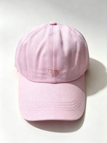 1 Pc Women's Embroidery Ponytail Hole Top Baseball Cap, Open-Top Baseball Cap, Beach Accessories For Women,Versatile Sun Visor Hat For Summer - Multicolor - View 7
