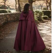 5 Tamaños (XS-XL) Patrones de Costura de Capa con Capucha de Largo hasta el Suelo Estilo Mago, Patrones de Costura para Mujeres, Patrones de Costura Fáciles para Principiantes, Conjunto de Patrones de Costura de Ropa para Mujeres 1:1, con Instrucciones en Imágenes HD a Color - CL0258 - Ver 8