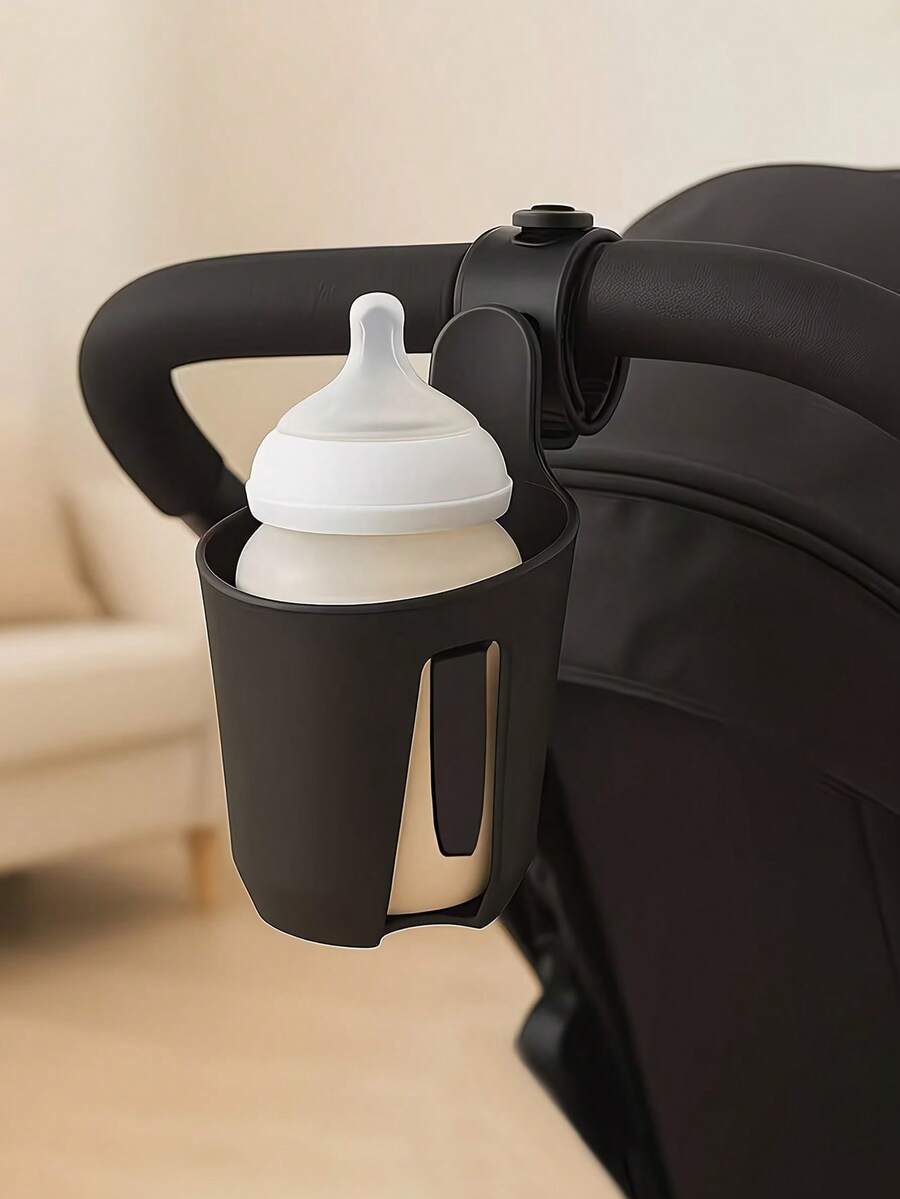 Portavasos universal para cochecito, apto para bebidas, botellas de agua, tazas y tazas de café, fijación ajustable, accesorio multifuncional para cochecito - Multicolor - Ver 1