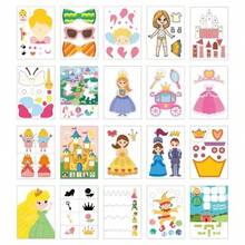 1 Pack 20-Page Sticky Paper Cutting Art Book (20*28cm/7.9"*11"), DIY Adhesive Paper-Craft Creation Kit - Multicolor - View 7