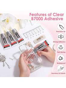 B7000 Handmade DIY Glue, 3ml/25ml/110ml, Suitable For Rhinestones, Jewelry, Brooch Rhinestone Adhesion, Specialized Adhesive For Handmade DIY - Multicolor - View 3