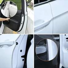 94.49-Inch Anti-Scratch And Anti-Collision Strip - Transparent PVC Car Door Bumper Strip - Suitable For All Models, Adjustable Length, Automotive Exterior Accessories - A - View 6