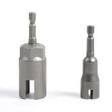 Kunci Sok Baut Kupu-kupu, Adaptor Mur Soket Gagang Heksagonal 6,35mm, Cocok untuk Alat Listrik, Obeng Pipih, Kunci Sok Lubang Kupu-kupu - A - View 7