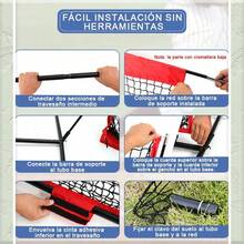 Practical Design Baseball And Softball Training Net With Storage Bag - Red - View 11