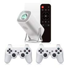 Console de projetor Klack S40 MAX 4K com Android 11, Wi-Fi 6 e Bluetooth 5.4, Full HD 1080p, tela de até 150 polegadas, inclui 2 controles sem fio e 15.000 jogos integrados. - Plugue tipo F UE (220-240V) - Ver 1