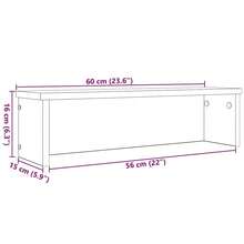 vidaXL Étagère de cuisine empilable, noire, 50 x 15 x 16 cm, en bois, étagère de rangement pour la cuisine, porte-épices, étagère, organisateur de cuisine - Blanc - Voir 3