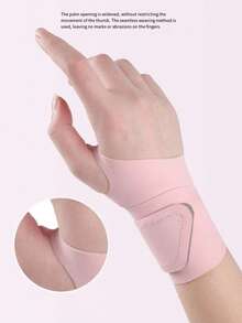 1pc Adjustable Wrist Strap, Comfortable Sports Wristband For Work, Fitness And Weightlifting, Suitable For Left Or Right Hand Support - ᅠ - View 3