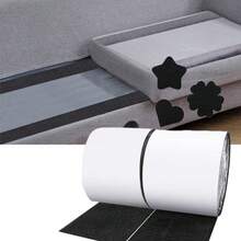 2 Gulungan Pita Perekat Kait & Loop Tugas Berat Anti Selip untuk Bantalan Sofa, Pita Perekat Kuat, Stiker Nilon Lengket, Pita Tempel - MultiWarna - View 2