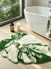 1 buah Karpet Seni Daun Monstera Botani Nordik Modern, Karpet Dekoratif Gaya Estetika yang Dipersonalisasi, Karpet Asimetris untuk Kamar Mandi, Pintu Masuk, Kamar Tidur, Samping Tempat Tidur, Karpet Suasana Estetika Ruang Gaya Ins, Dekorasi Lembut Berbulu Alami Hutan Hujan Tropis, Karpet Kecil, Alas Lantai, Dekorasi Rumah, Karpet Area, Selimut Kasual, Karpet Samping Tempat Tidur, Alas Lantai Penyerap, Karpet yang Dapat Dicuci - MultiWarna - View 3