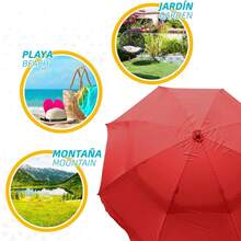Outdoor Parasol, Stand And Base - A - View 9