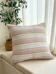 1件裝 100% 聚酯纖維 波希米亞風 紋理皺褶 壓紋圖案 隱形拉鍊 裝飾抱枕套 無填充物 適用客廳、餐廳與臥室裝飾 柔軟舒適 極簡風 - 彩色 - 查看 5