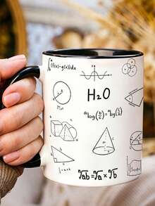 11oz Funny Math Ceramic Mug, Suitable For Men And Women, Coffee Cup Printed With Handwritten Calculus And Trigonometric Function Formulas, With Large Text "Which Part Don't You Understand?". Suitable For Hot And Cold Drinks, An Excellent Gift For Students, Teachers, Friends And Colleagues, Perfect For Birthday, Teacher's Day And Christmas! - Multicolor - View 10