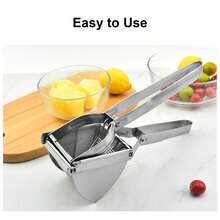 Portable Potato Rice Milling Machine, High Hardness Detachable Lever Action Grinder For Kitchen - Silver - View 9